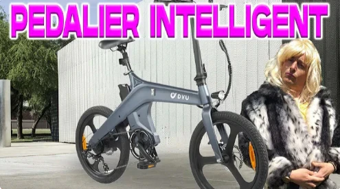 Bicicleta elétrica dobrável DYU T1 20 ″, 250 W, leve 11